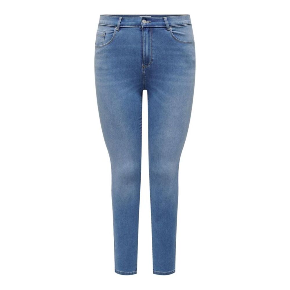 Only Womens/Ladies 5 Pockets Skinny Jeans / Light Denim Blue